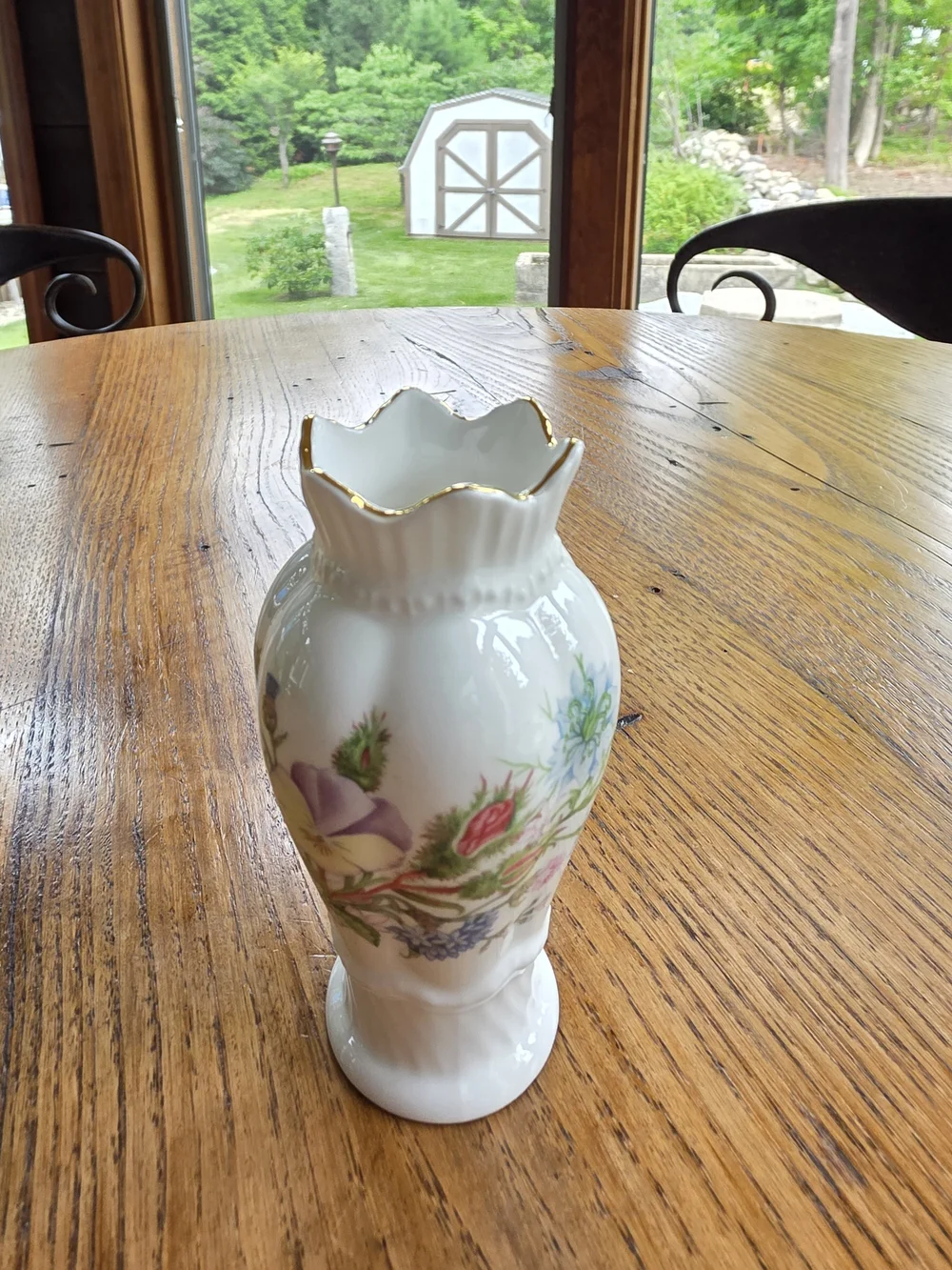 🔥Sweet Trio! Aynsley Bone China Vase, Vintage Vase & Vintage Porcelain Plate